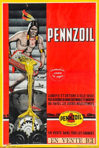 Pennzoil huile ruze poster - ruze,