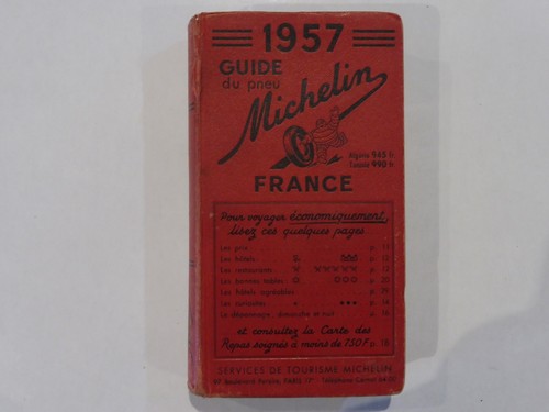 Ancien guide michelin 1957 - michelin,
