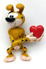Toy figurine marsupilami heart comic frank batem cartoon style bully