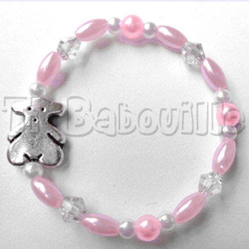 Bracelet breloque nounours - breloque,