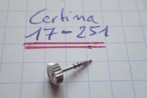 Certina 251 tige - certina, avec