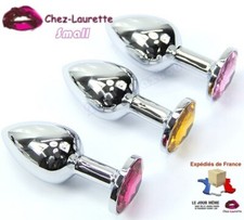 Plug Anal Bijou Intime Sexe Toy RoseBud Femme Homme Taille S 60g