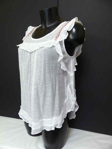 Blouse nina kaufmann blanche - nina, kaufmann,