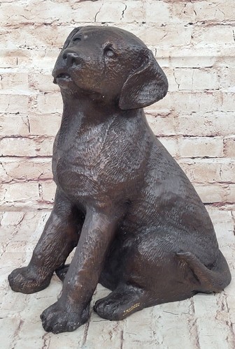 Bronze jack russell figurine - bronze,