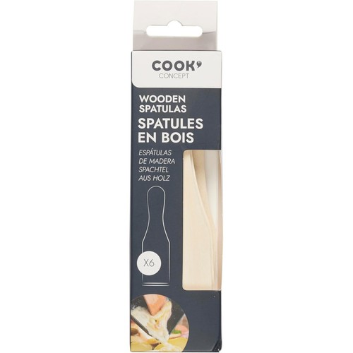 Spatules raclette bois - -,