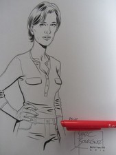 BD dédicacée par MARC BOURGNE sur MICHEL VAILLANT