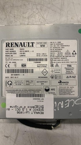 Autoradio origine renault - d'origine,