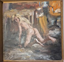 TABLEAU HUILE SUR PANNEAU NU