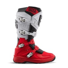 Bottes Moto Cross Enduro Gaerne GX1 EVO Rouge/Blanc Tout Terrain