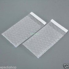 Clear Self Seal Bubble Pouches Envelopes Packing Bag 3.5" x 7.5"_90 x 190+25mm