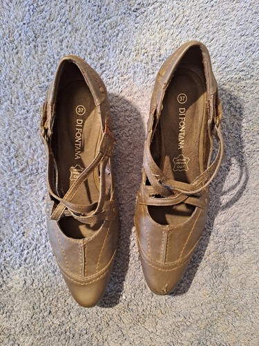 Chaussures marrons tressées - ,