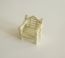PLAYMOBIL (J2c11) ERA 1900 - white chair garden lounge terrace 5326 yellow