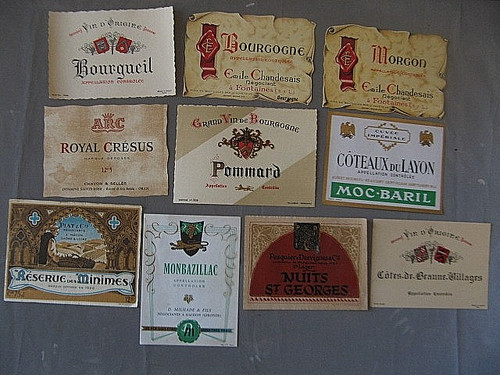 1665 lot de 10 - , anciennes