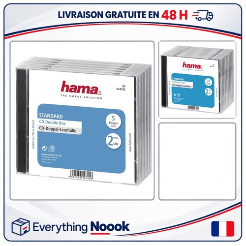 Hama boîtier double - boîtier, cd