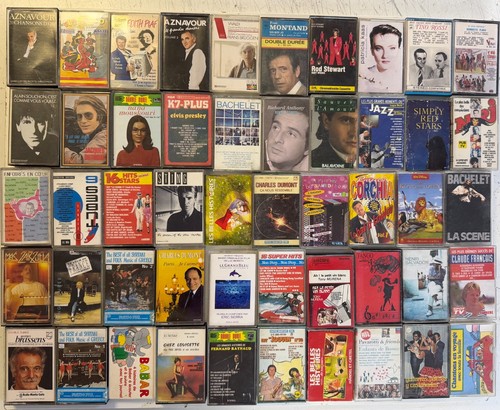 Lot cassette musique - de, 50