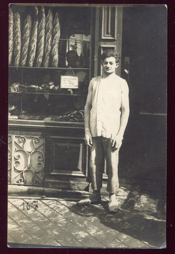Carte photo ancienne - carte, vers
