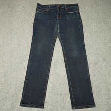 American Eagle Jeans Women’s Blue Denim Size 12 Short Skinny Stretch Zip Fly