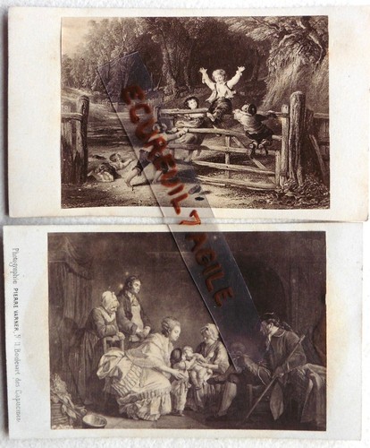 Cdv photo albumen - albumen, jeux