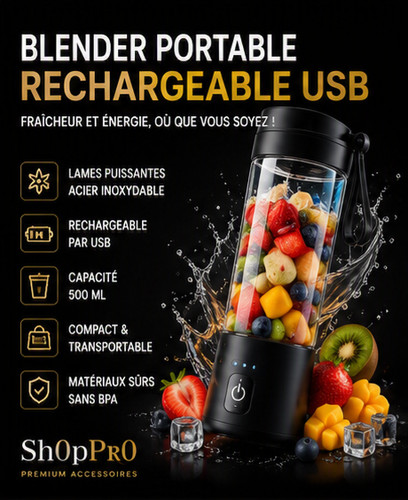 Blender portable rechargeable - portable,