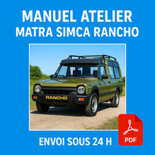 Manuel Atelier Matra Simca