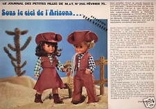 ADVERTISEMENT DOLLS MARIE-FRANÇOISE AND JEAN-MICHEL UNDER THE SKY OF ARIZONA