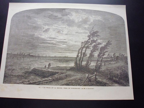 Gravure circa 1870 waal - gravure, 1870:le