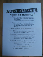 PROPAGANDE GUERRE D'ALGERIE /