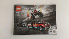 VINTAGE LEGO TECHNIC 42106 MOTORCYCLE TRUCK WATERFALL INSTRUCTIONS BE