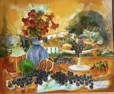 Claude SAUZET Signé 50x61