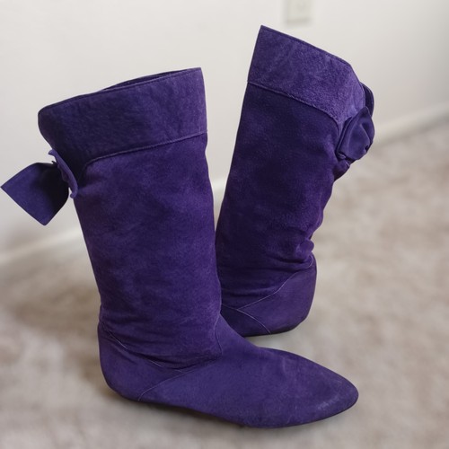 Clicks vintage purple suede - clicks,