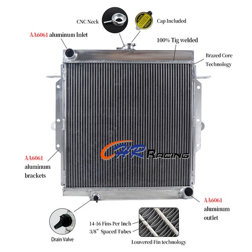 2row aluminum radiator for - 2row,