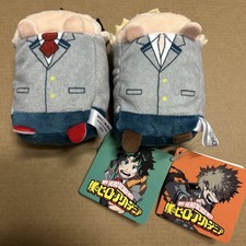 My Hero Academia Nuru Character Mascot Set, Izuku & Bakugo, Uniform,