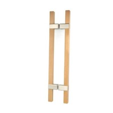 Poignée de Porte Verre Hêtre