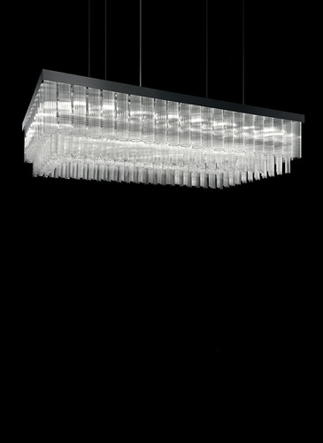 Lustre luxe rectangulaire - luxe,