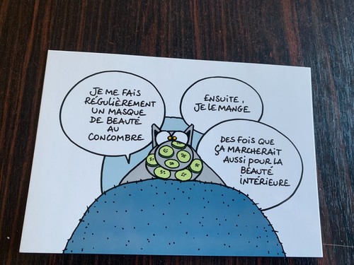 Carte postale bon - bon, baisers