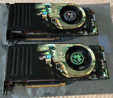 2x ASUS GeForce 8800GTX 768MB GDDR3 PCI-E Graphics Cards Matched Pair SLI