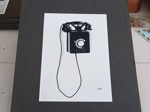 Ancienne photo telephone - photo,