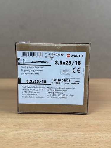 Würth vis placo 5x25 18 - würth, 3,5x25/18