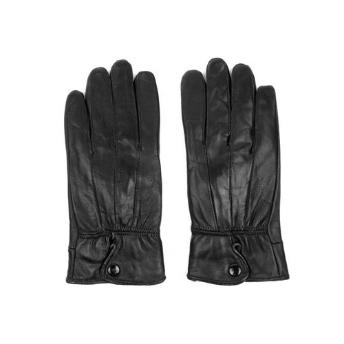 Gants cuir noir femme - cuir,