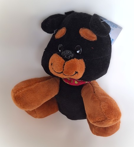 Peluche chien chiot - chiot, rottweiler