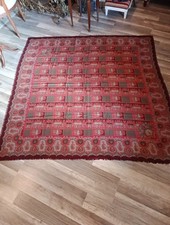 Grand Châle Laine Et Soie