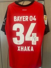 Granit Xhaka Signed Bayer Leverkusen Shirt With Coa