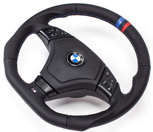 Volant cuir plat - cuir,