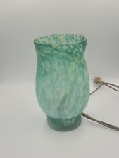 Lampe Vintage En Verre Signée