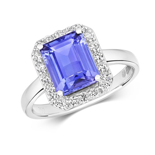 Bague solitaire pavage - solitaire, or