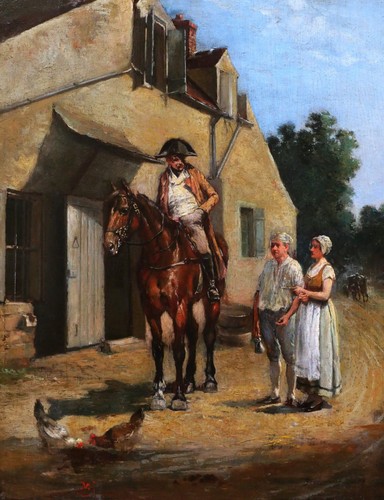Tableau encadré cavalier