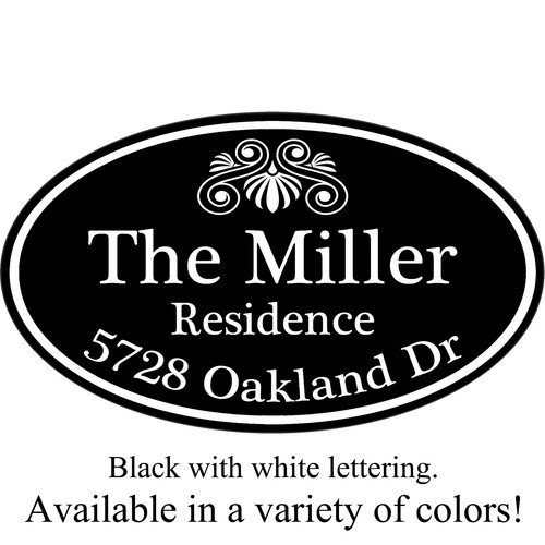 Personalized house address - house,