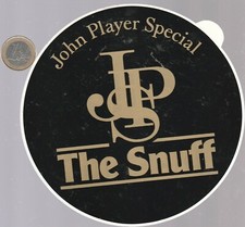 AUTOCOLLANT. Cigarettes. JPS The Snuff. 14 Cms
