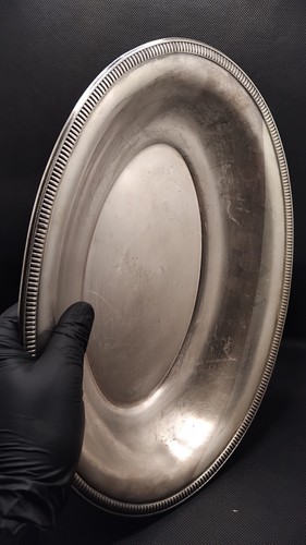 Plat service metal argenté - de,