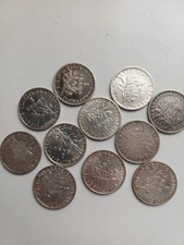 Lot De 11 Pieces 1 Fr Semeuse En Argent Voit Annees